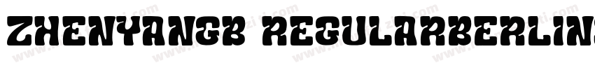 ZhenyanGB RegularBerlinSansFB Reg字体转换